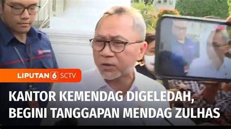 Video Dugaan Korupsi Impor Gula Mendag Zulhas Kemendag Sudah Dilanda