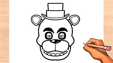 How To Draw Freddy Fazbear Easy Drawing Step By Step Youtube