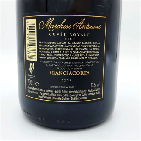 Franciacorta Brut Docg Cuv E Royale T Montenisa Lo Zio D America