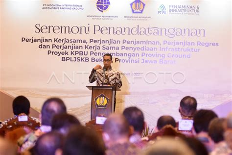 KERJASAMA PEMBANGUNAN FASILITAS PENGUJIAN LAIK JALAN KENDARAAN BERMOTOR