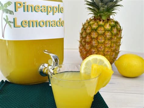 Easy Pineapple Lemonade Recipe Organized