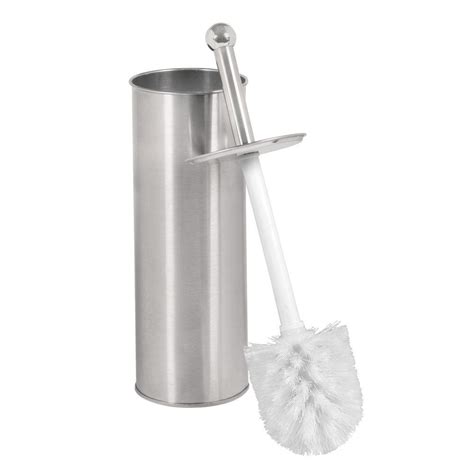 Bath Bliss Toilet Brush Holder In Stainless Steel 4658 The Home Depot