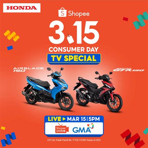 Honda Rides With Shopee For 315 Consumer Day Honda Ph