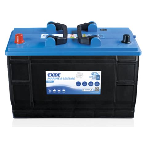 Exide ER550 Dual Marin Servis ve Start Aküsü Kapalı Bakımsız