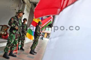 Anggota Tni Detasemen Kavaleri 5 Kodam Xvipattimura DATATEMPO