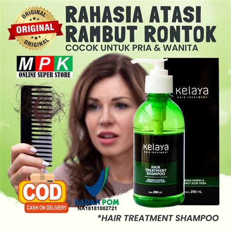 Jual Shampo Kelaya Hair Treatment Shampoo Rambut Rontok Sampo Penumbuh