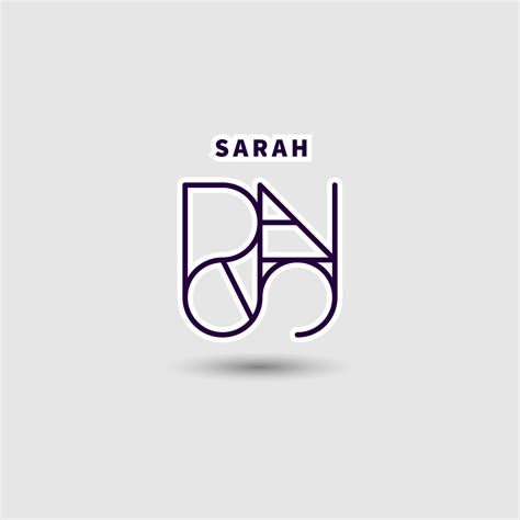 Sarah Name Logo Challenge Artofit