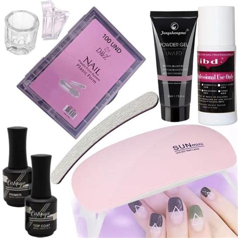 Kit Poligel Polygel Molde F Completo Alongamento Poly Gel Kalon