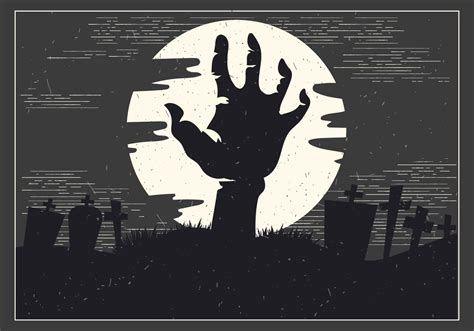 Víspera de Todos los Santos Zombie Hand Vector 123348 Vector en Vecteezy