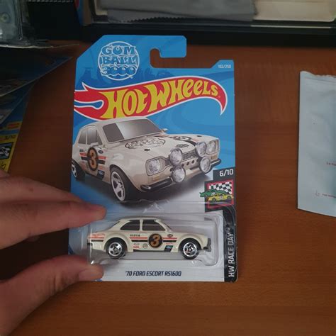 Hot Wheels Gumball 300070 Ford Escort Rs1600 Hobbies Toys Toys Games On Carousell