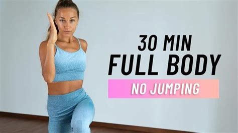 30 Min Full Body Hiit Workout No Jumping No Equipment No Repeat