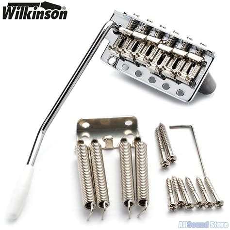 Wilkinson Wvcsb Steel Block 6 Hole Tremolo Bridge For Vintage Reverb