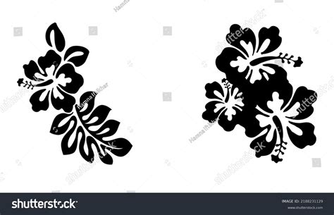 5,014 Hibiscus Flowers Outline Pattern Images, Stock Photos & Vectors ...