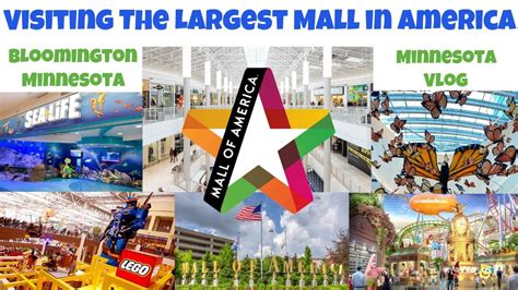 The Largest Mall In America Mall Of America Minnesota Vlog Youtube