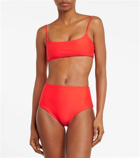 Muse Bikini Top In Red Jade Swim Mytheresa