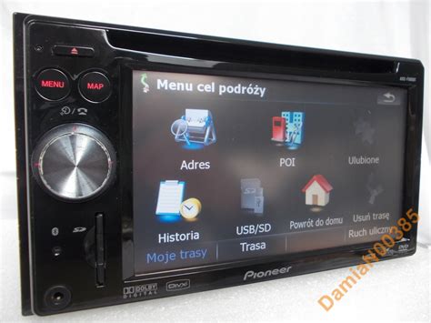 Pioneer AVIC F900BT NAVI GPS USB BT DVD NOWA MAPA 8740038631