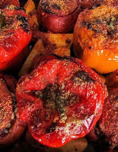 Greek Oven Roasted Vegetables Briam Recipe