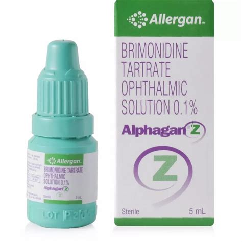 ALPHAGAN Z EYE DROP 0 1 W V 5 ML BRIMONIDINE TARTRATE At Rs 430 Piece