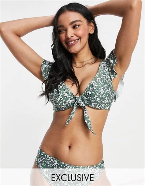 Asos Peek Beau Fuller Bust Exclusive Underwired Ruffle Bikini Best 19734 Hot Sex Picture