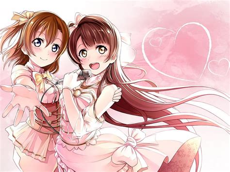 720p Free Download Honoka And Kotori Kotori Minami Anime Female Honoka Kousaka School