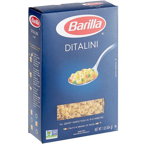 Barilla Ditalini Pasta 1 Lb 16case