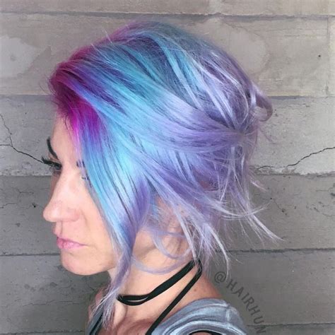 Hairhunter Mermaid Hair Rainbow Hair Faded Purple Hair