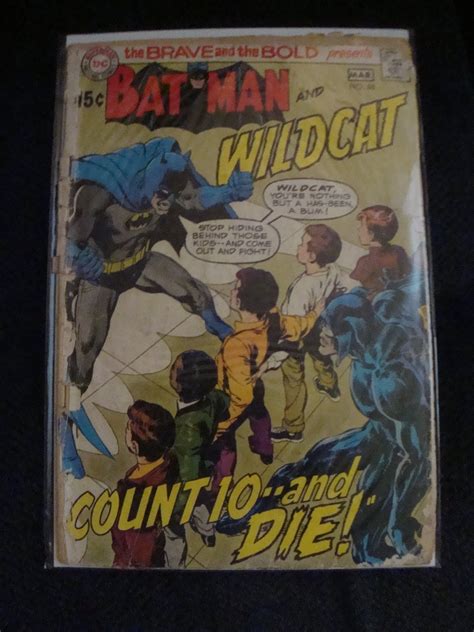 The Brave And The Bold Wildcat Neal Adams Art Comic Books