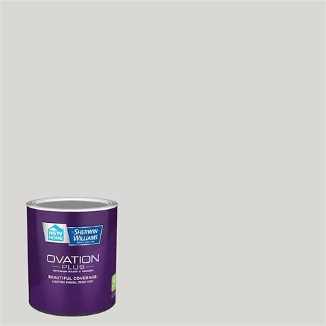 Hgtv Home By Sherwin Williams Ovation Plus Eggshell Seashell Gray 4003 1a Interior Paint 1