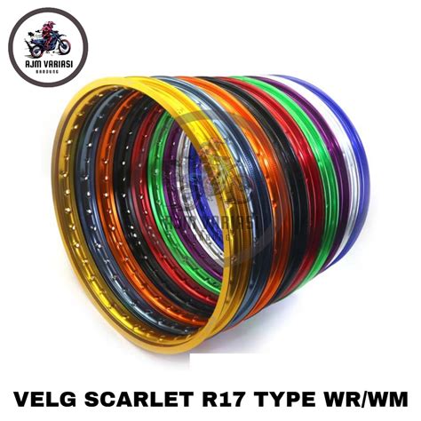 Jual Velk Pelek Velek Pelk Velg Rim Aloy Scarlet Tipe Wr Ring R