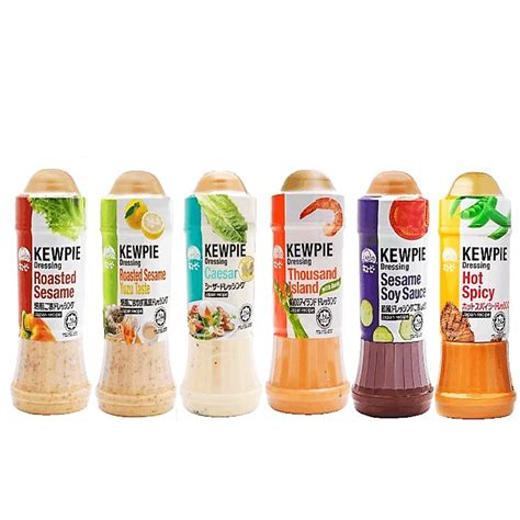 Kewpie Healthy Dressing 210ml Caesar Roasted Sesame Hotandspicy