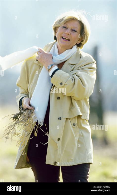 Mr Cheerful Mature Woman Stock Photo Alamy