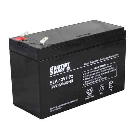 NP7 12 12 Volt 7 6 Ah Rechargeable Sealed Lead Acid Battery