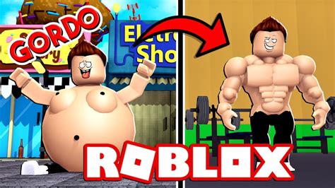 De Gordo A Flaco En Roblox Cerso Roblox En Espa Ol Youtube