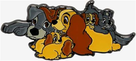 Lady and the Tramp with Puppies - Loungefly - Disney | Pin & Pop