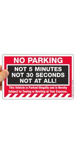 Amazon Smartsign Final Warning Parking Violation Stickers Book