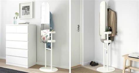 This Space Saving Ikea Valet Stand With Mirror Is Genius