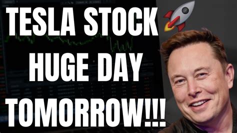 TESLA STOCK HUGE DAY TOMORROW TSLA SPY NVDA AAPL MSFT AMZN