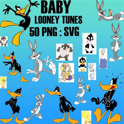 Looney Tunes Svg Looney Tunes Clipart Looney Tunes For Cricut And Cartoon Bundle Layered