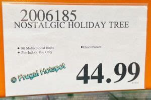 Lighted Ceramic Christmas Tree Costco Sale Frugal Hotspot