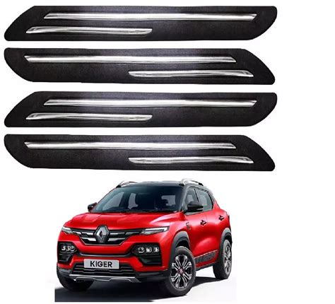 Buy Sca Rubber Car Side Bumper Protector Guard With Double Chrome Strip