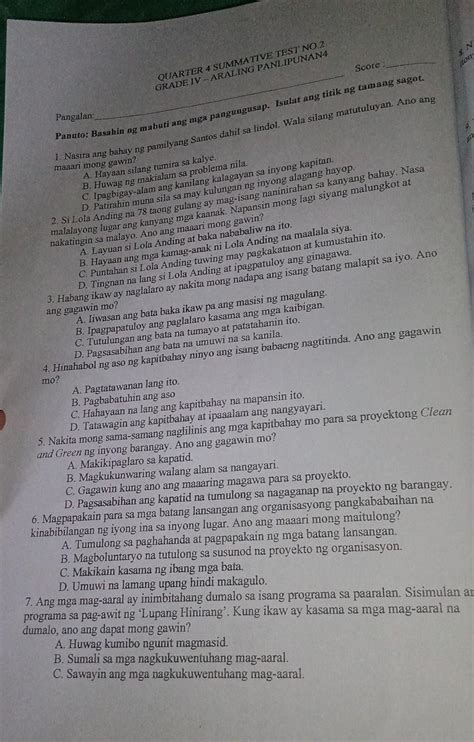 Pa Answer Po Ng Maayos I Ma Mark As A Brain List Ko Po Ty Brainly Ph