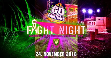 Fight Night November Go Paintball Adventure Park