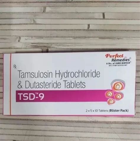 Tamsulosin Hydrochloride Dutasteride Tablets 0 4 Mg At Rs 230 Box In