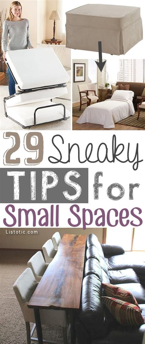 29 Sneaky Tips And Hacks For Small Space Living