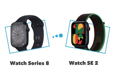 Apple Watch SE VS Apple Watch Series 8 comparatif et différences