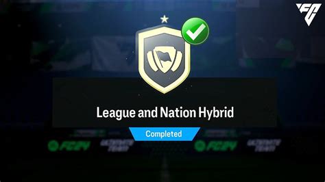 League And Nation Hybrid Sbc Cheapest Solution Eafc Youtube