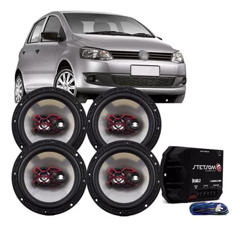 Kit Alto Falante Original Bravox Vw Fox Pol W Portas Modulo