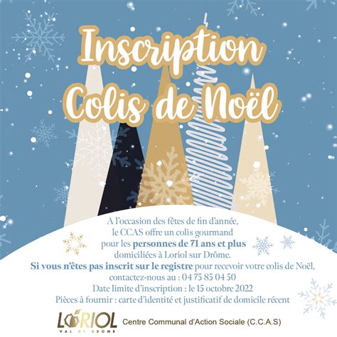 Inscriptions Colis De No L Loriol