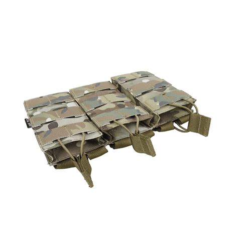 Specwarfare Airsoft Cork Gear Tactical Open Top Triple Mag Pouch Mc