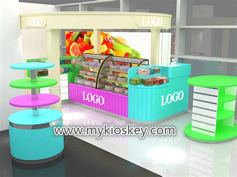 Sweet Pop Kiosk With Retail Store Design Vending Machine For Foods And
